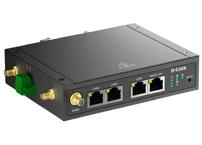 D-Link 4G M2M Router, 4x Fast Ethernet, Wi-Fi N300