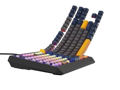 Гейминг клавиатура Genesis Thor 230 TKL RGB механична Outemu Panda, Naval Blue, US