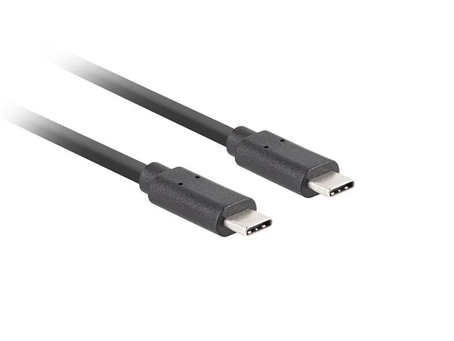 USB-C кабел Lanberg 3.1 Gen 2, 0.5m, 10Gb/s, PD 100W, черен
