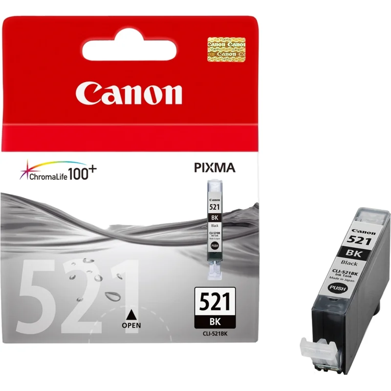 Мастило Canon – CLI-521 BK, Black