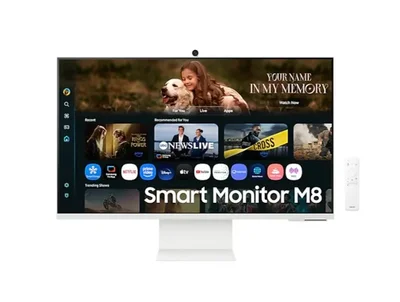 Samsung 32FM801 32" VA SMART 3840x2160, Bluetooth 4.2, WiFi 5, USB-C 65W, 2xUSB, 2xHDMI , Speakers, White