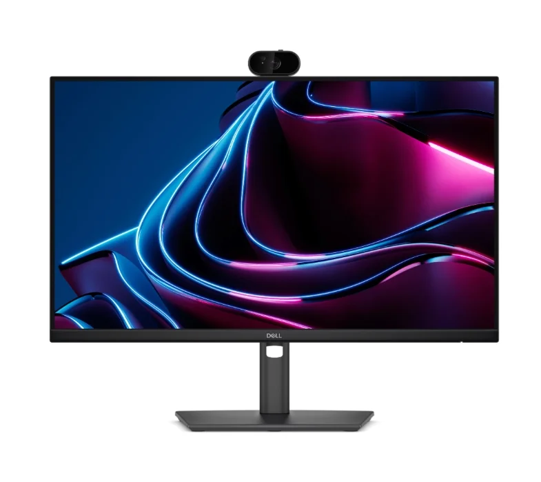 Dell P2426HEV, 23.8" Webcam Monitor, IPS Anti-Glare, 5ms, 120 Hz, 1500:1, 300 cd/m2, FHD 1920x1080, 99% sRGB, HDMI, Display Port, USB-C Hub, RJ45, Webcam, KVM Switch, PD 90W, Height Adjustable, Pivot, Swivel, Tilt, Black