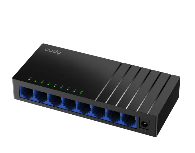 Cudy GS108D 8-Port Gigabit Desktop  Switch, 8 10/100/1000M RJ45 Ports, Desktop Plastic Case