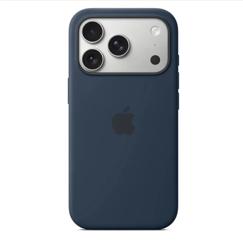 Apple iPhone 17 Pro Silicone Case with MagSafe – Midnight