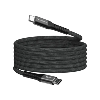 Verbatim Sync & Charge USB-C to USB-C 60W Magnetic 120 cm - Black