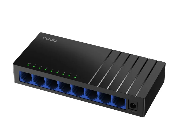 Cudy GS108 8-Port Gigabit Metal Switch, 8 10/100/1000M RJ45 Ports, Desktop Metal Case