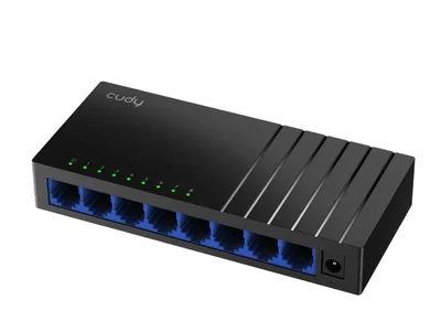 Cudy GS108 8-Port Gigabit Metal Switch, 8 10/100/1000M RJ45 Ports, Desktop Metal Case