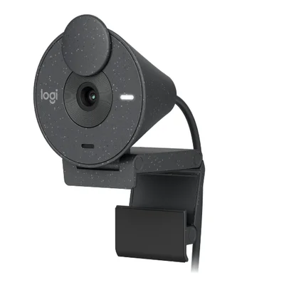 Уеб камера Logitech Brio 300 Full HD, Graphite, USB