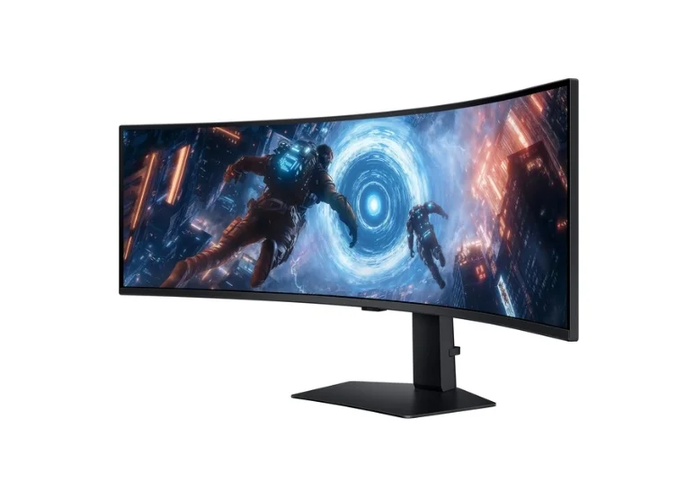 Samsung LS49FG910, 49" Odyssey G9 GAMING VA Curved OLED, 1000R, 144Hz, Smart. 32:9, 5120 x 1440, Display Port , HDMI,Micro HDMI, USB Hub, Silver + Logitech G102 Mouse, Lightsync RGB, 8000 DPI, 6 Programmable Buttons, Black