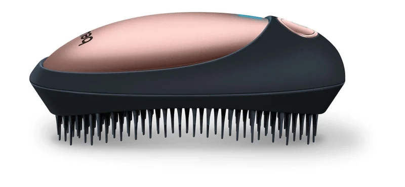 Електрическа четка за коса Beurer HT 10 йонизираща, дисплей, Black/Rose Gold