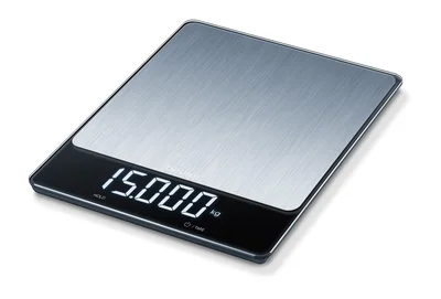 Кухненска везна Beurer KS 34 XL 15 kg, Magic LED, инокс