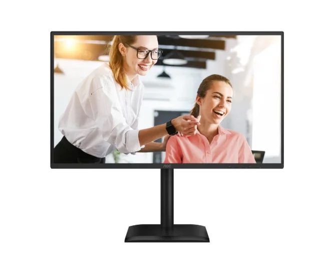 AOC Q27E4CV, 27" IPS WLED, 2560x1440@120Hz, 4ms GtG, 1ms MPRT, 350cd m/2, 1500:1, 50M:1 DCR, Adaptive Sync, FlickerFree, Anti-Blue light, 2Wx2, Tilt, Height Adjust, Pivot, Swivel, HDMI, DP, USB hub, RJ45