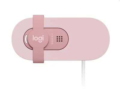 Уеб камера Logitech – Brio 100, Full HD, розова, USB
