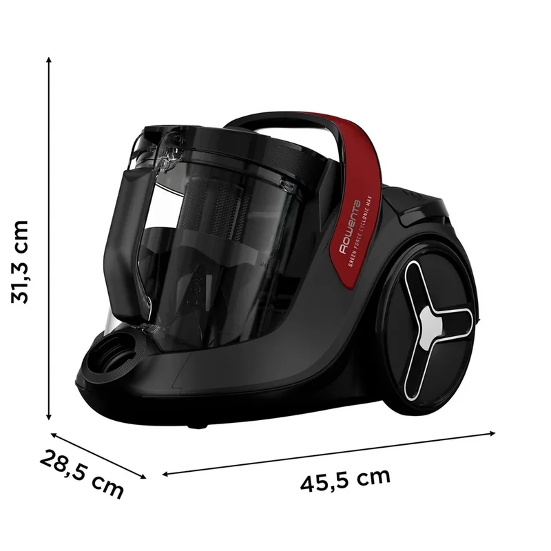 Rowenta RO7B13EA Green Force Cyclonic Max 900W, crevice, sofa