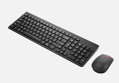 Комплект клавиатура и мишка Lenovo – Essential Wireless Combo Gen2, безжичен, българска подредба, черен