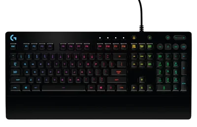 Гейминг клавиатура Logitech G213 Prodigy RGB, проводна, черен, US International, USB