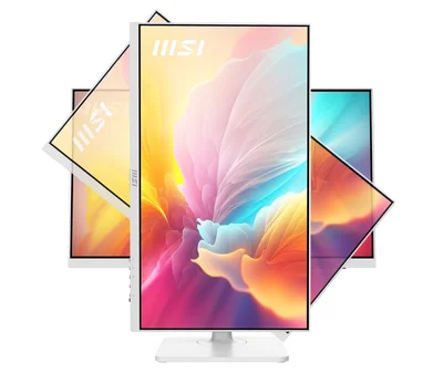 MSI PRO MODERN MD2412PW, 23.8", IPS, 1920x1080, 1000:1, 1 x HDMI, 1 x Type C (DisplayPort Alternate & 15W PD), 2x 3W SPEAKERS, Less Blue Light PRO, HEIGHT, Up to 100Hz, 4ms GTG, Adaptive-Sync, White, 9S6-3PA59H-078+TRUST GXT 404R Rana Gaming Headset
