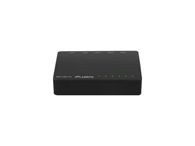 Lanberg Switch DSP2-1005-12V 5X 1Gb/S Unmanaged Gigabit Ethernet Desktop 12V