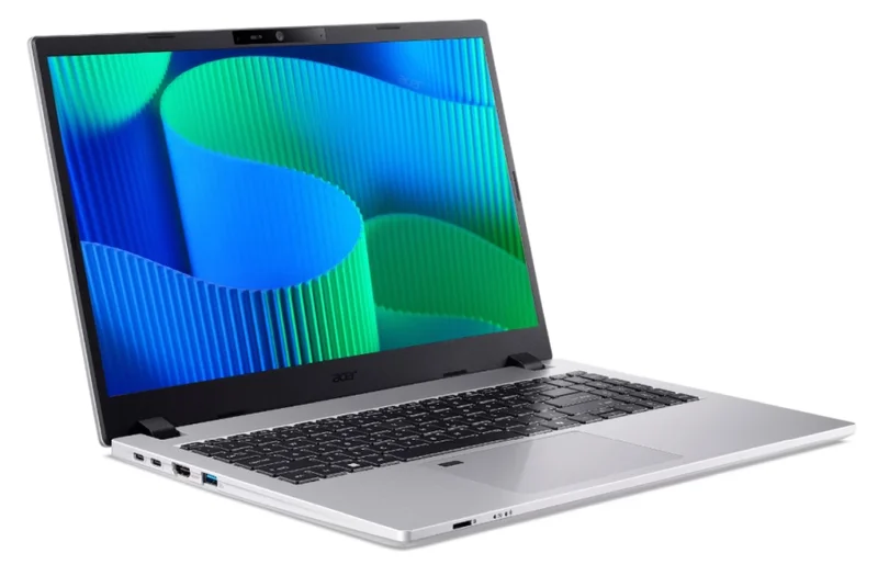 Acer TravelMate P2 TMP215-55-TCO-5378, Intel Core 5 120U (1.4GHz up to 5.0GHz, 12MB), 15.6" FHD (1920x1080) IPS, 16GB DDR5(2x8GB), 512GB PCIe NVMe SSD, Intel Graphics, RG-45, WiFi 6E, BT 5.3, KB Backlit, TPM 2.0, FPR, Win 11 Pro EDU, 3Y, Silver