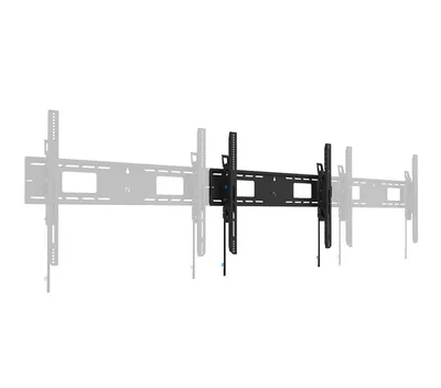 Стойка за стена Neomounts Level-750, 43-98", до 125 кг, накланяща се, заключваща се