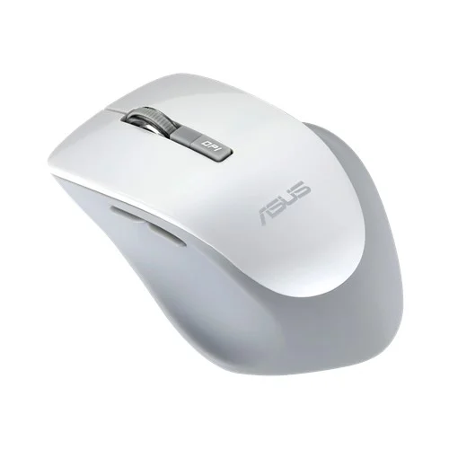 Безжична оптична мишка ASUS WT425, 1600 dpi, 6 бутона, бяла