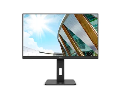 AOC U32P2, 31.5" VA WLED, 3840x2160@60Hz, 4ms GtG, 350cd m/2, 3000:1, 50M:1 DCR, Adaptive Sync, FlickerFree, Low Blue Light, 3Wx2, Tilt, Height Adjust, Pivot, Swivel, 2xHDMI, DP, USB hub