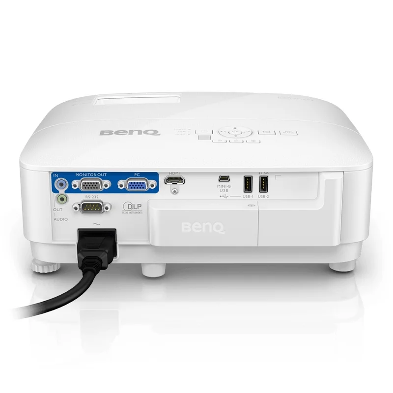 BenQ EW600, Wireless Android-based Smart Projector, DLP, WXGA (1280x800), 16:10, 3600 Lumens, 20000:1, Zoom 1.1x, Speaker 2W, USB Reader for PC-Less Presentations, Built-in Firefox, BT 4.0, Dual Band WiFi, 3D, Lamp 200W, up to 15000 hrs, 2.5 Kg, White