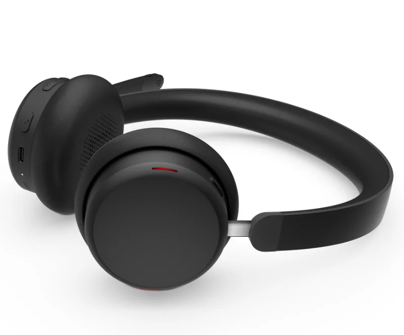 Слушалки Lenovo – Dual-Mode Wireless ANC Headset 6550, USB-A, Teams, Overhead, черни