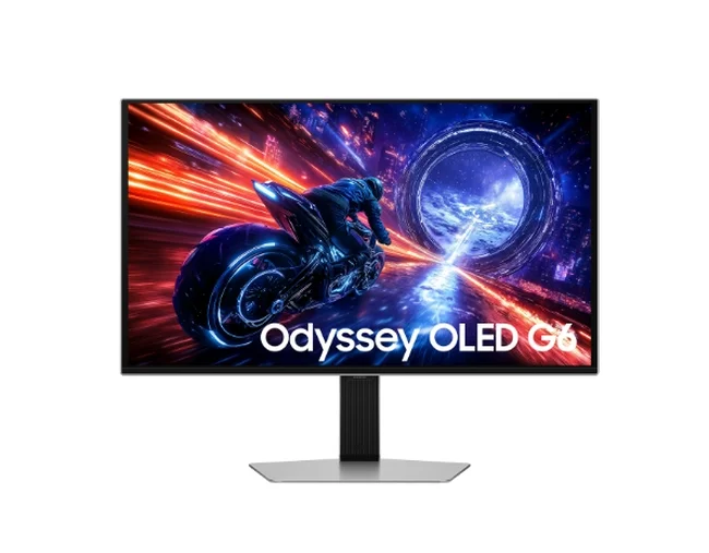 Samsung 27FG602 27" Odyssey G6 OLED 500Hz 0.03ms 2560x1440 DP HDMI Silver + Logitech G102 Mouse, Lightsync RGB, 8000 DPI, 6 Programmable Buttons, Black