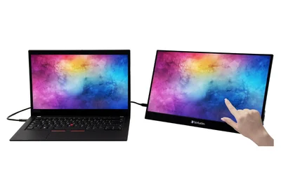 Verbatim PMT-17 Portable Touchscreen Monitor 17.3" Full HD 1080p Metal Housing