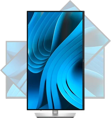 Монитор Dell P2725DE 27" WQHD IPS LED, 100 Hz, 5 ms, USB-C хъб, регулируема стойка, черен