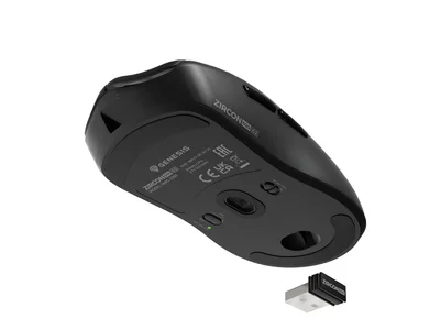 Геймърска мишка Genesis Zircon 500 G2 Wireless 10000dpi, Черна