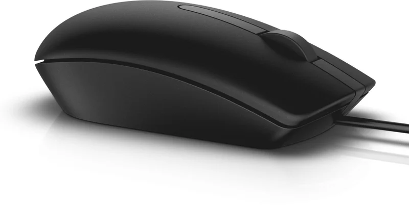 Мишка Dell MS116 оптична, жична, 1000 dpi, черна