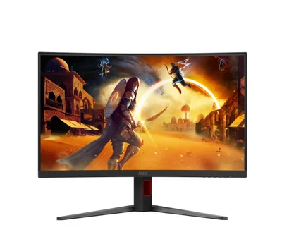 AOC C32G4Z, 31.5" Curved 1500R, VA, WLED, 1920x1080@260Hz (OC, Native 240Hz), 4ms GtG, 0.3ms MPRT, 300cd m/2, 3500:1, Adaptive Sync, FlickerFree, Anti Blue Light, 5Wx2, Tilt, Height Adjust, Swivel, 2xHDMI, DP