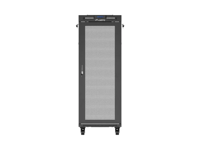 Lanberg rack cabinet 19" free-standing 32U/600X800 (FLAT PACK) with mesh door LCD black