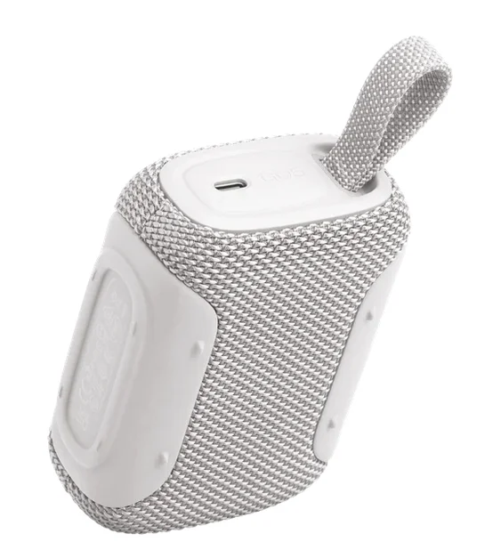 JBL GO 5 WHT Waterproof and drop-proof portable speaker