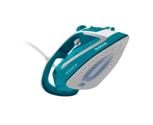 Ютия Tefal Easygliss Plus FV5737E0, 2500 W, 220 g/min парен удар, керамично покритие, синя