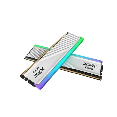 RAM памет ADATA LANCER BLADE RGB 32GB (2x16GB) DDR5 6000MHz CL30 Бяла