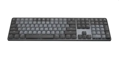 Клавиатура Logitech MX Mechanical безжична, осветена, Graphite, US International, тактилни суичове