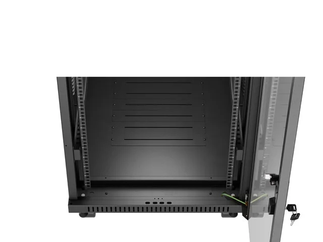 Lanberg rack cabinet 19" free-standing 32U/600X1000 (FLAT PACK) with glass door LCD black