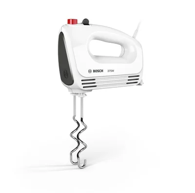 Bosch MFQ22100, Hand mixer, CleverMixx, 375 W, 4 speed settings, additional pulse/turbo setting, white/gray