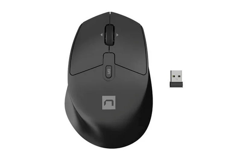 Комплект безжична клавиатура и мишка Natec Stingray 2, US Layout, черен