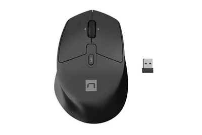 Комплект безжична клавиатура и мишка Natec Stingray 2, US Layout, черен