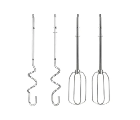 Tefal HT310138, Hand Mixer, 300W, 5 Speeds + turbo,  2 Beaters, 2 Dough hooks, white/dark grey