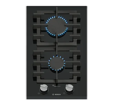 Bosch PRB3A6I40, SER6, Gas domino, 2 zones, 9 power levels, ComfortProfile, FlameSelect new, Easy cleaning, Safety gas cut-off, 4,75 KW, 30cm