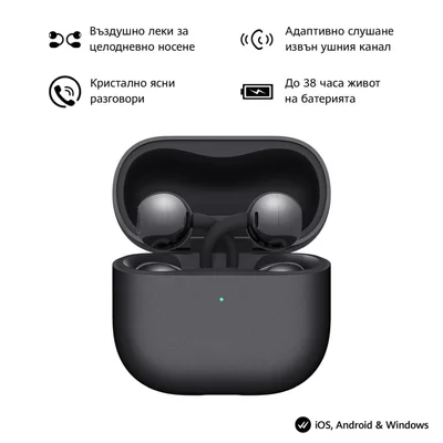 Слушалки Huawei FreeClip 2 Robin-T10, черни