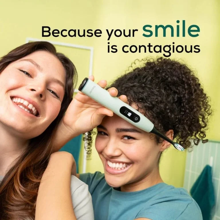 Beurer SC 50 peppermint Electric Sonic Toothbrush, up to 80,000 mov/min, 5 cleaning programs: Clean, Sensitive, Polish, Gum Care, Whiten, Pressure sensor , 2-min. timer, Incl. 2 toothbrush heads and magnetic charging plate, 22 days of battery life