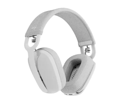 Слушалки Logitech Zone Vibe 100 безжични, Bluetooth, бели