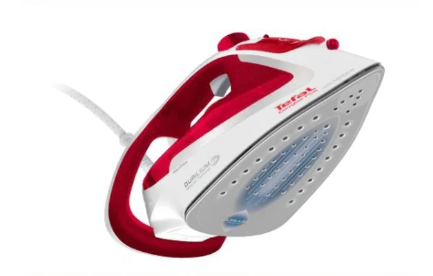 Ютия Tefal – FV5717E0 Easygliss Plus, 2500W, 45g/min, парен удар 195g/min, Durilium AirGlide, червена