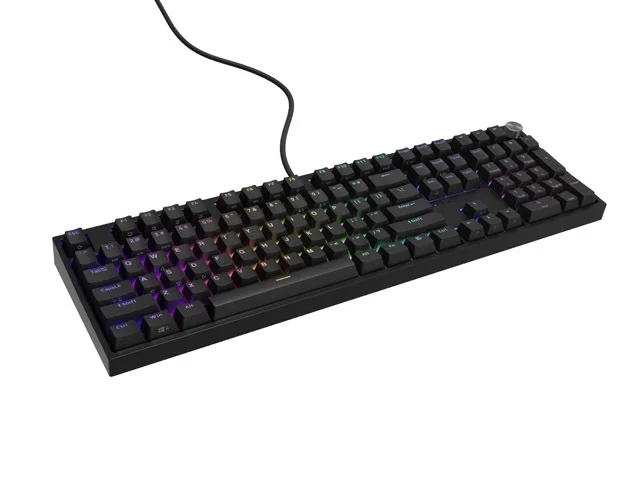 Гейминг клавиатура Genesis Thor 404 Black RGB Gateron Yellow Pro, US Layout